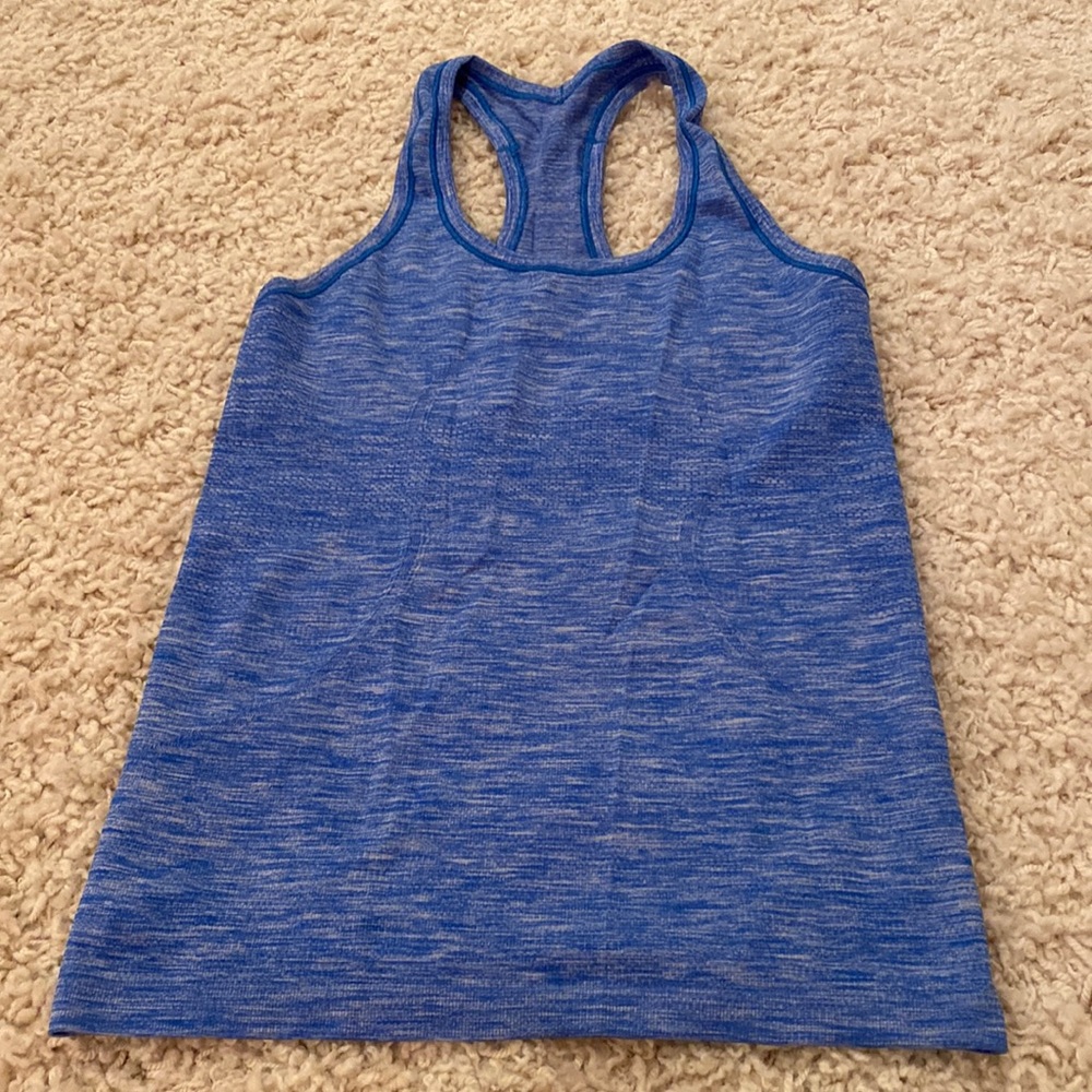 Lululemon Heather Blue Swiftly Tech Tank Top